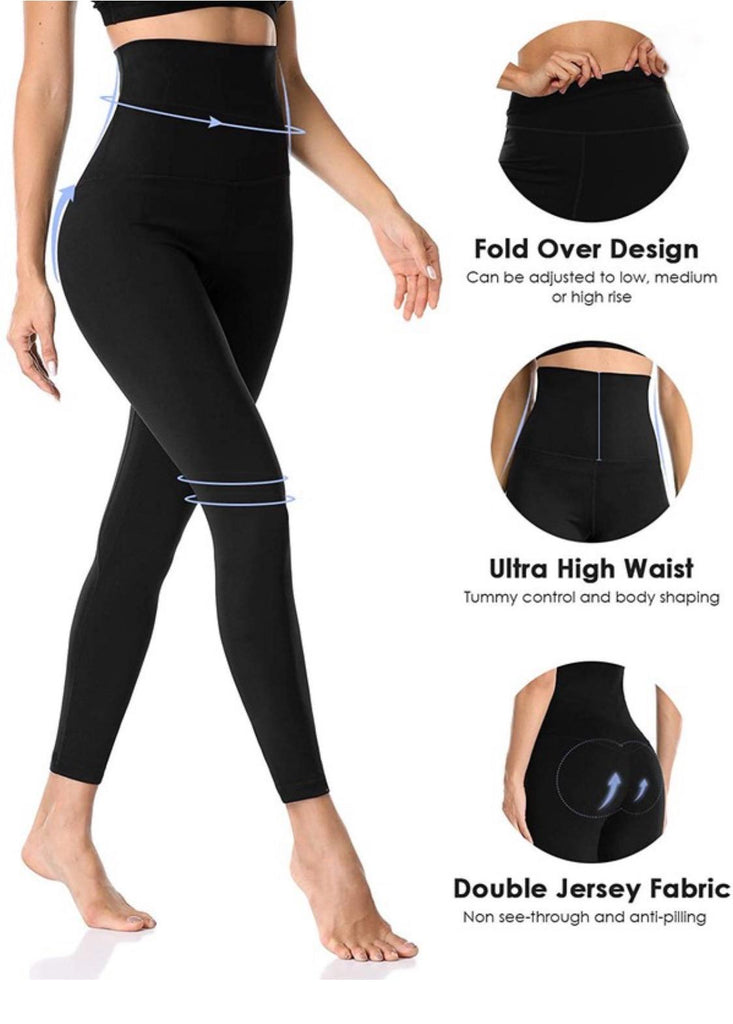 High Rise (Tummy control Leggings – Dress to Inspire Boutique